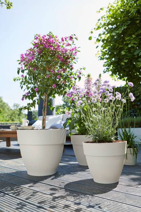 vibia campana rond 35cm blanc soie